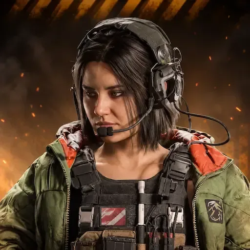 Named portrait shows dark hair, headset and green outer clothing.