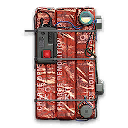Published C4 item icon: a red explosive pack with straps, wiring and a remote module.