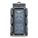 Published catalog illustration for Large Secure Backpack.